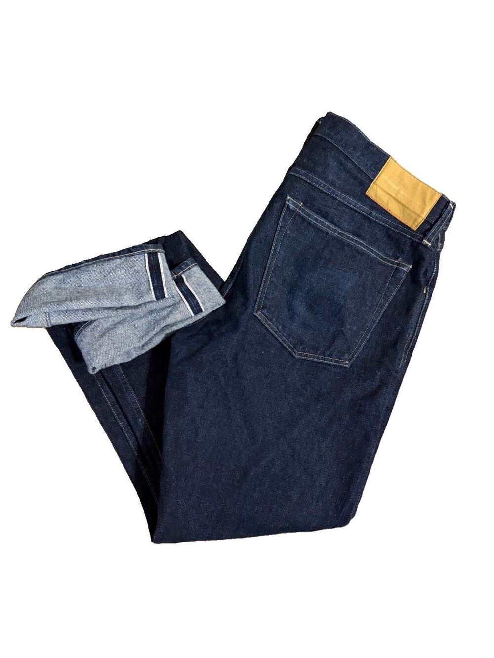 Wallace & Barnes 32x32 Japanese Selvedge Indigo Slim Fit Steel Riveted Jeans